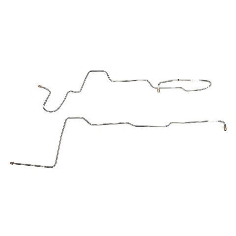 1966 Ford Fairlane SM BLK Transmission Cooler Lines C4 Transmission - DTC6602SS
